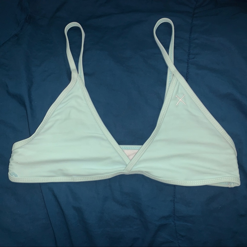 BOUTINELA Off Blue Fitted Top